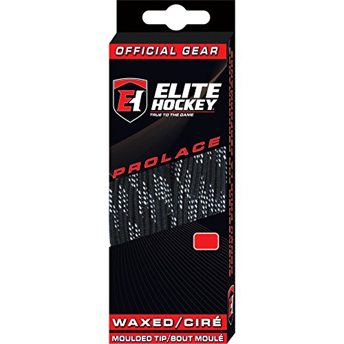 Waxed Hockey Skate Laces - Black 72" - One Pair