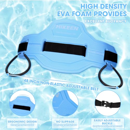 Swim Floating Belt with Fixing Straps - Regular Size Blue