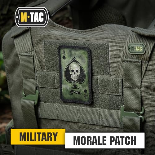 Tactical Morale Patch - Ace of Spades - Olive/Black