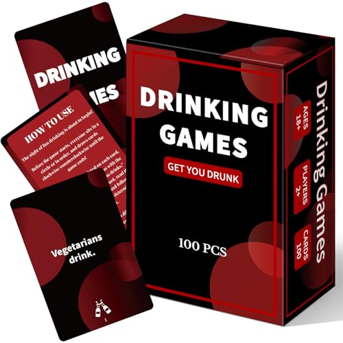 Get You Drunk Card Game - Fun Drinking Challenges for Adults