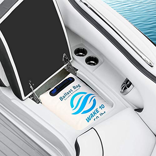 WAKE 10 Boat Ballast Bag, 50 lb, Portable Pumpless Wakeboarding & Wakesurfing