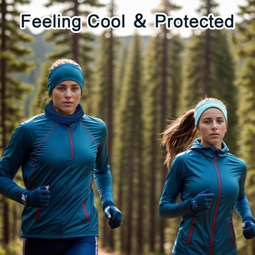 8 Pack Neck Gaiter Face Mask - Multicolor Cooling UV Protection