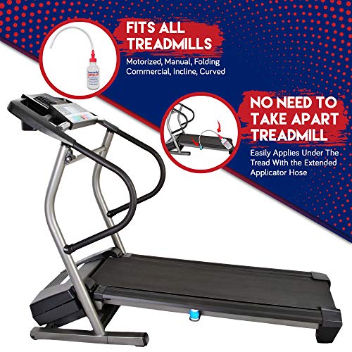 Treadmill Belt Lubricant - 100% Silicone Oil with Applicator