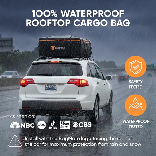 23 Cubic Feet Waterproof Rooftop Cargo Carrier - XXL