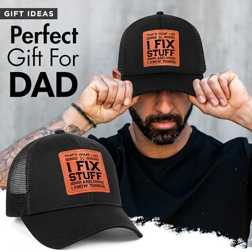 WITTSPOT Men's Gift Hat - Funny Dad, Grandpa, Husband Christmas & Birthday Accessory