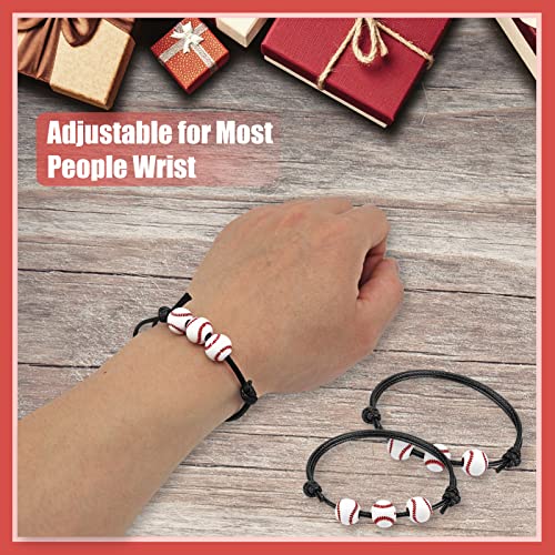 Baseball Party Favors - 36PCS Adjustable Charm Bracelets
