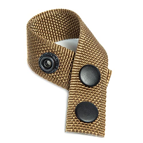 Duty Belt Keeper with Double Snaps for 2¼" Belts - Khaki