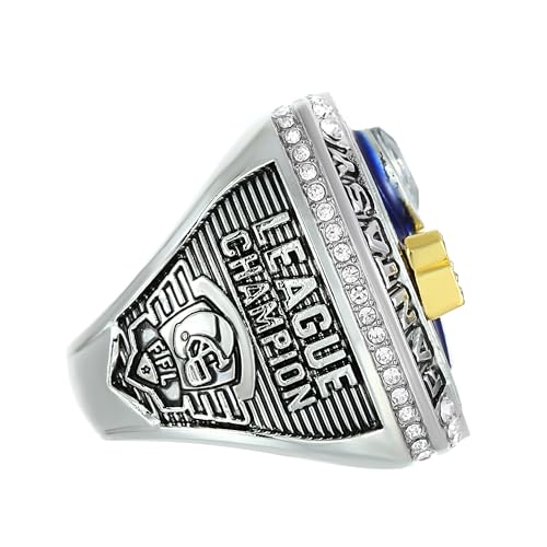 Fantasy Football Championship Ring with Box - League Trophy Award