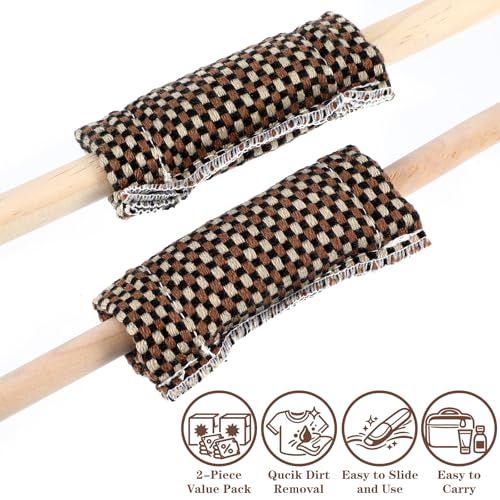 Billiard Cue Stick Slicker 2-Pack - Brown Pool Accessories
