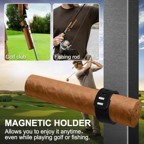 Magnetic Cigar Holder - Portable Golf Cart Accessory, Adjustable Design