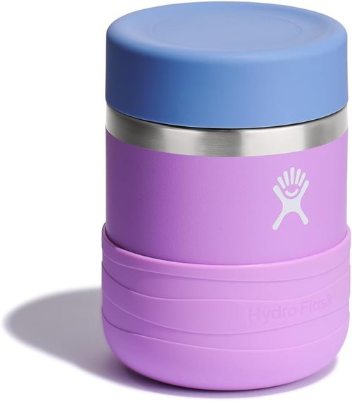 Hydro Flask Insulated Food Container - 12 Oz Snack Jar for Kids & Lunch in Anemone Purple
