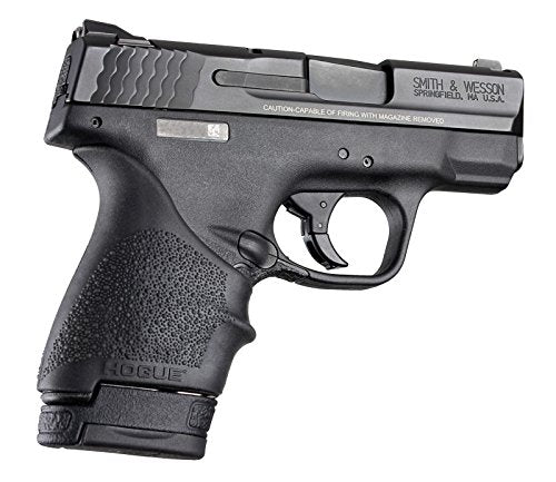 Hogue HandAll Beavertail Rubber Grip Sleeve for S&W Shield 9/40, Ruger LC9 / EC9, Black - 18400