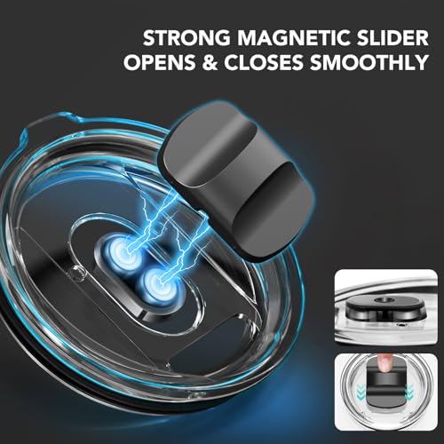 SOONSURE Replacement Magnetic Lid for YETI 10 oz Wine Tumbler & Mugs - Variation 1