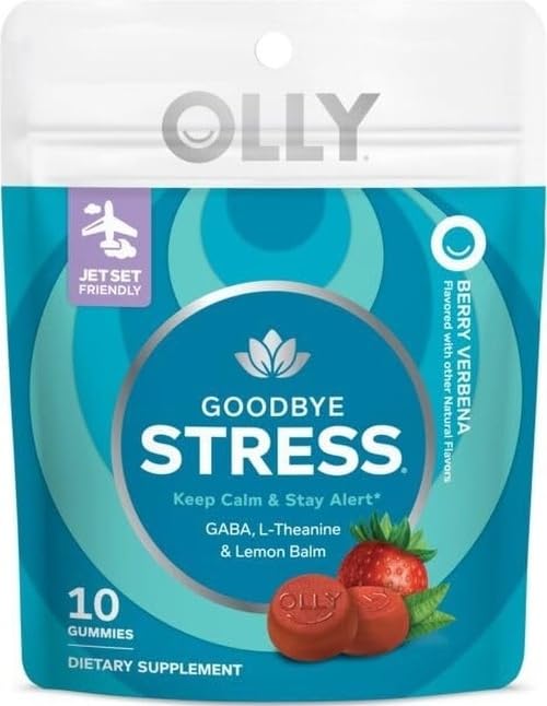 Goodbye Stress Gummies - Berry Verbena - 10 Count Pack