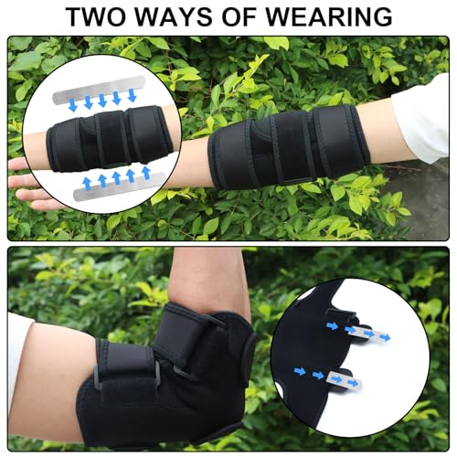 Elbow Brace for Ulnar Nerve Entrapment - Black Splint