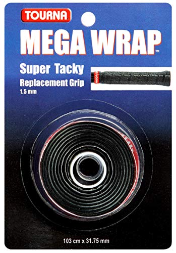 Mega Wrap Tennis Replacement Grip - Black