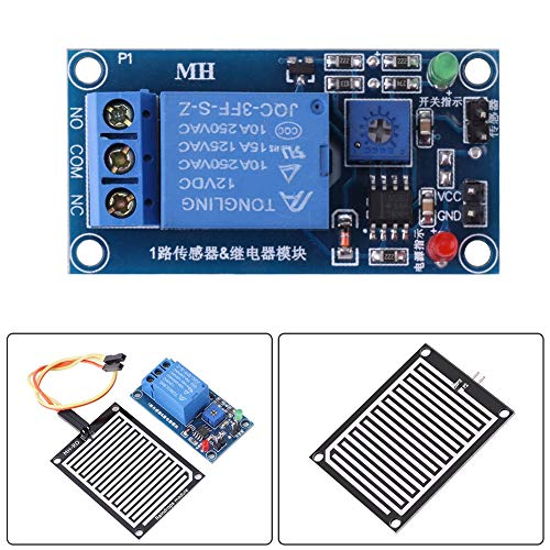 12V Adjustable Rain Detection Sensor Module for Weather Monitoring