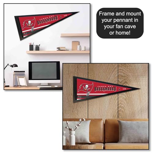 Tampa Bay Buccaneers Pennant Banner Flag - 12x30 Felt