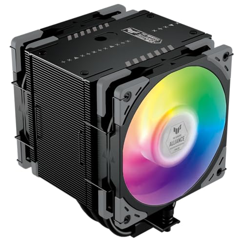 Mugen 6 CPU Air Cooler - TUF Black, 120mm Tower, Enhanced Cooling