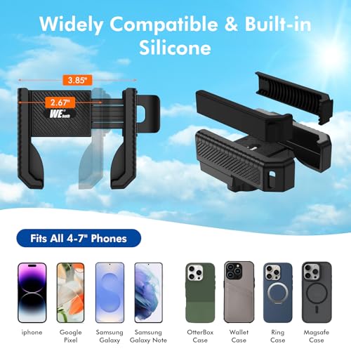Magnetic Golf Cart Phone Holder - 360° Rotatable, Secure Fit