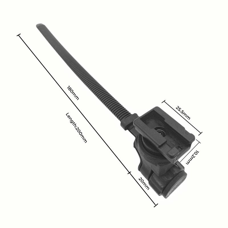 NELboNs Bike Light Mount Compatible with CAT Eye Volt 200/300/400/800,Ampp400/500/800/1100 Torch Flashlight Mount Quick-Release Light Holder