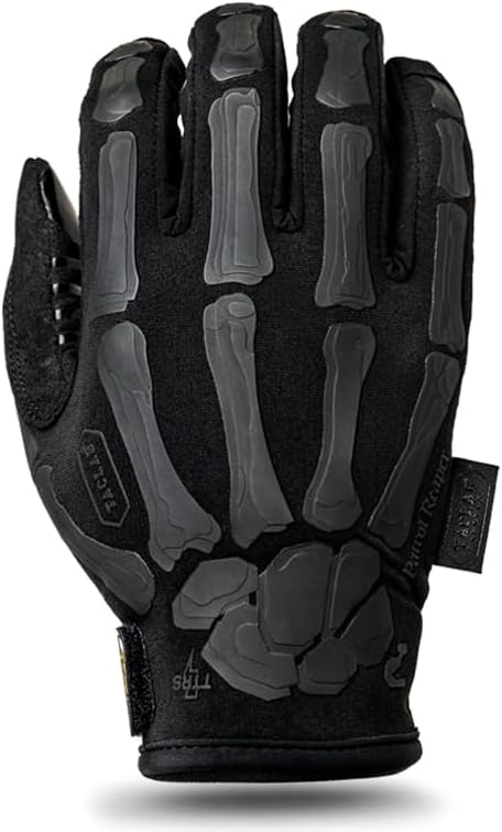 TACLAB Patrol Reaper Warm Skeleton Gloves - Flexible Grip for Hiking, Hunting & Outdoor Activities | 295GSM