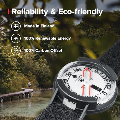 Compact Waterproof Navigation Compass - Modern Design