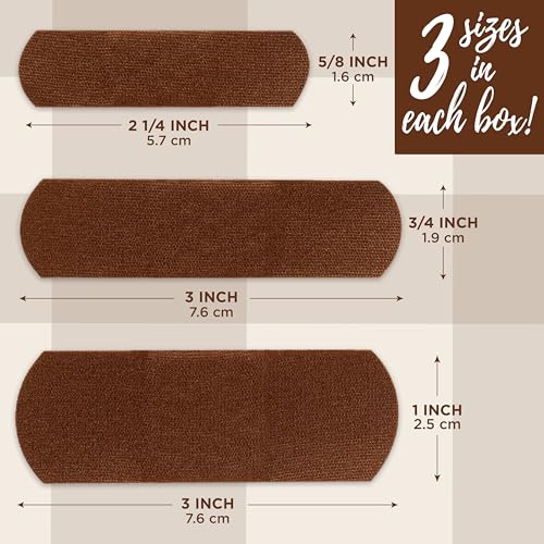 OurTone Fabric Adhesive Bandages BR55 - 30 Count, Assorted Sizes