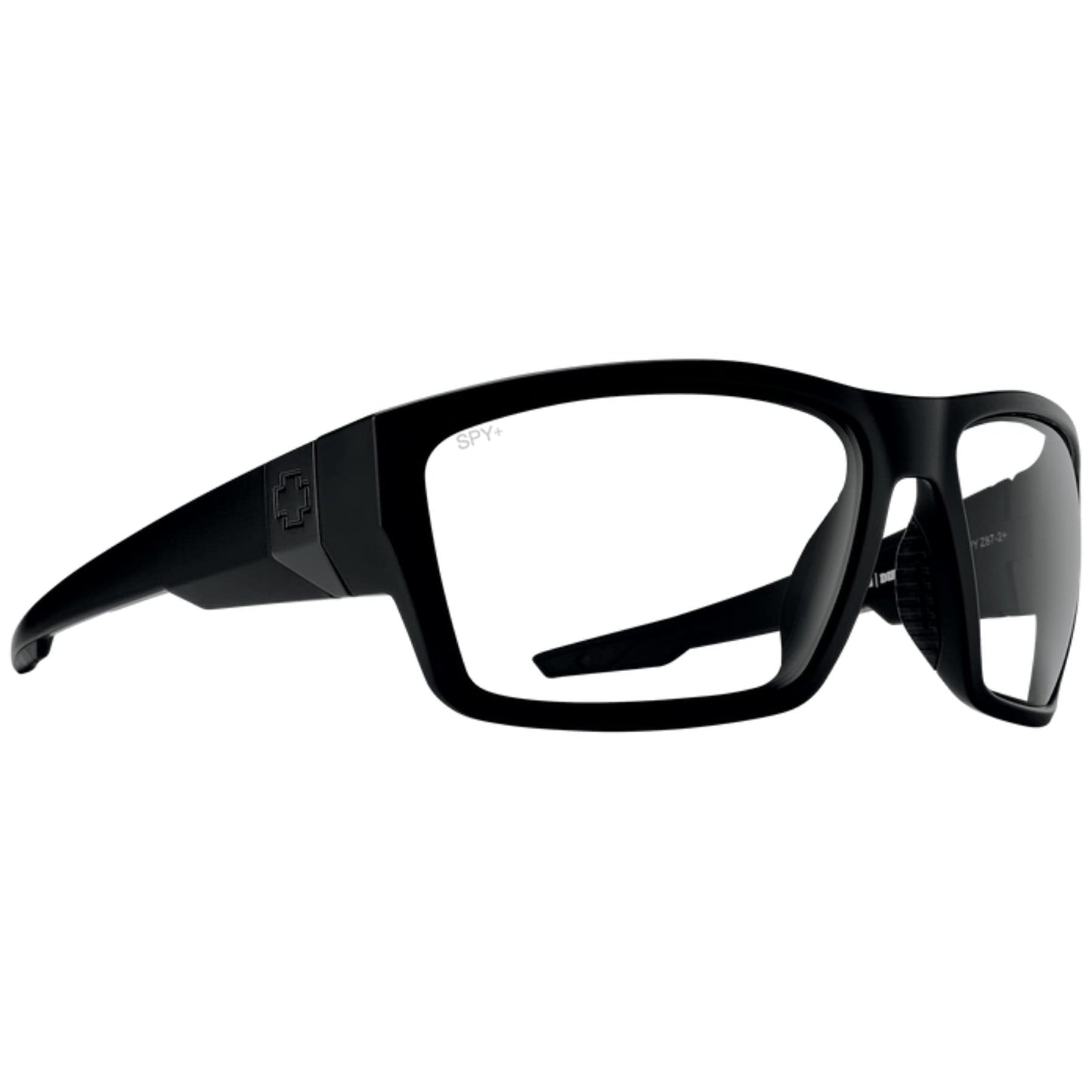 Spy Optic Dirty Mo Tech Sunglasses SOSI ANSI Matte Black Clear