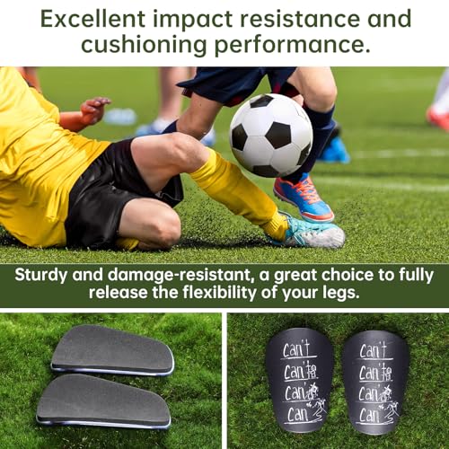 Mini Shin Guards for Soccer - Lightweight & Comfortable 3.15 x 1.97in