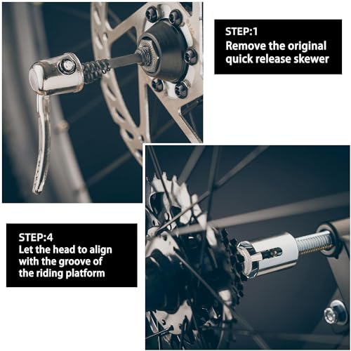Quick Release Rear Wheel Skewers for Indoor Bicycle Trainers