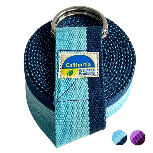 California Yoga Strap - Adjustable Stretching Belt for Flexibility & Posture