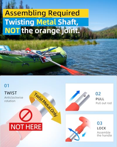Telescoping Emergency Paddle 21''-54'' | Adjustable Boat & Kayak Paddle
