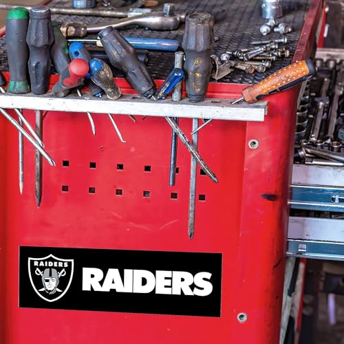 Las Vegas Raiders NFL Team Spirit Magnet - 4 x 10 Car & Home Décor