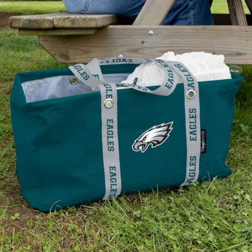 Philadelphia Eagles Picnic Caddy Tote Bag - Large, Collapsible Design