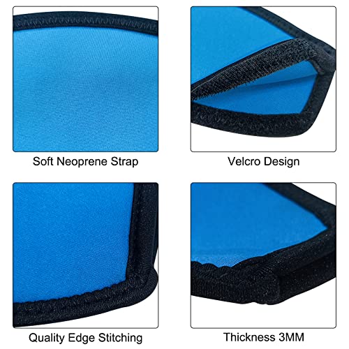 Diving Mask Strap Covers 3 Pack - Neoprene Goggle Straps Hair Protector for Snorkeling