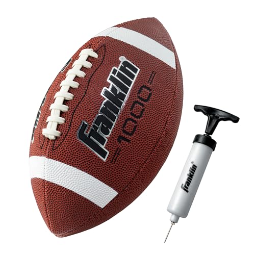 Official Size Youth Football with Extra Grip and Air Pump
