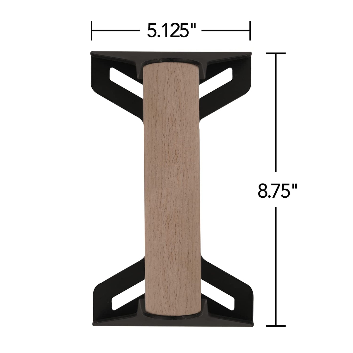 Wood Push up Bars with Ergonomical Handle. Portable