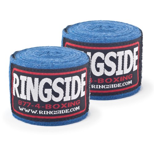 Junior Cotton Boxing Handwraps - 120 Inch, Black