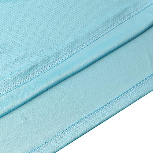 Men's Reversible Basketball Jersey - Light Blue, S-3XL
