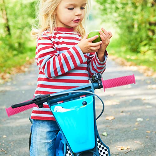 Kids Bike Grips - Soft Rubber Handlebar Grips for BMX & Toddler Bikes - Pink