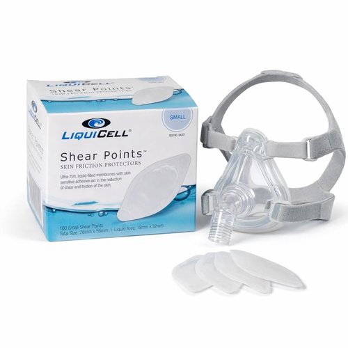 LiquiCell Shear Point Bandages, CPAP Nasal Pads, Box, 100 Bandages, Small