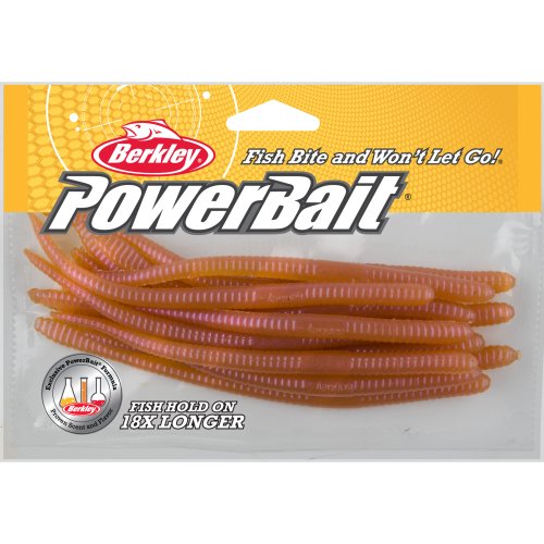 Scented Artificial Nightcrawler Fishing Bait - 6 Inch, 13 Count