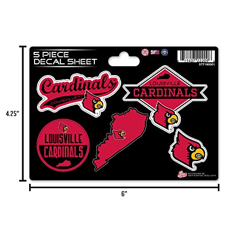 Miami Hurricanes 5-Pc Die-Cut Sticker Sheet - Team Decals