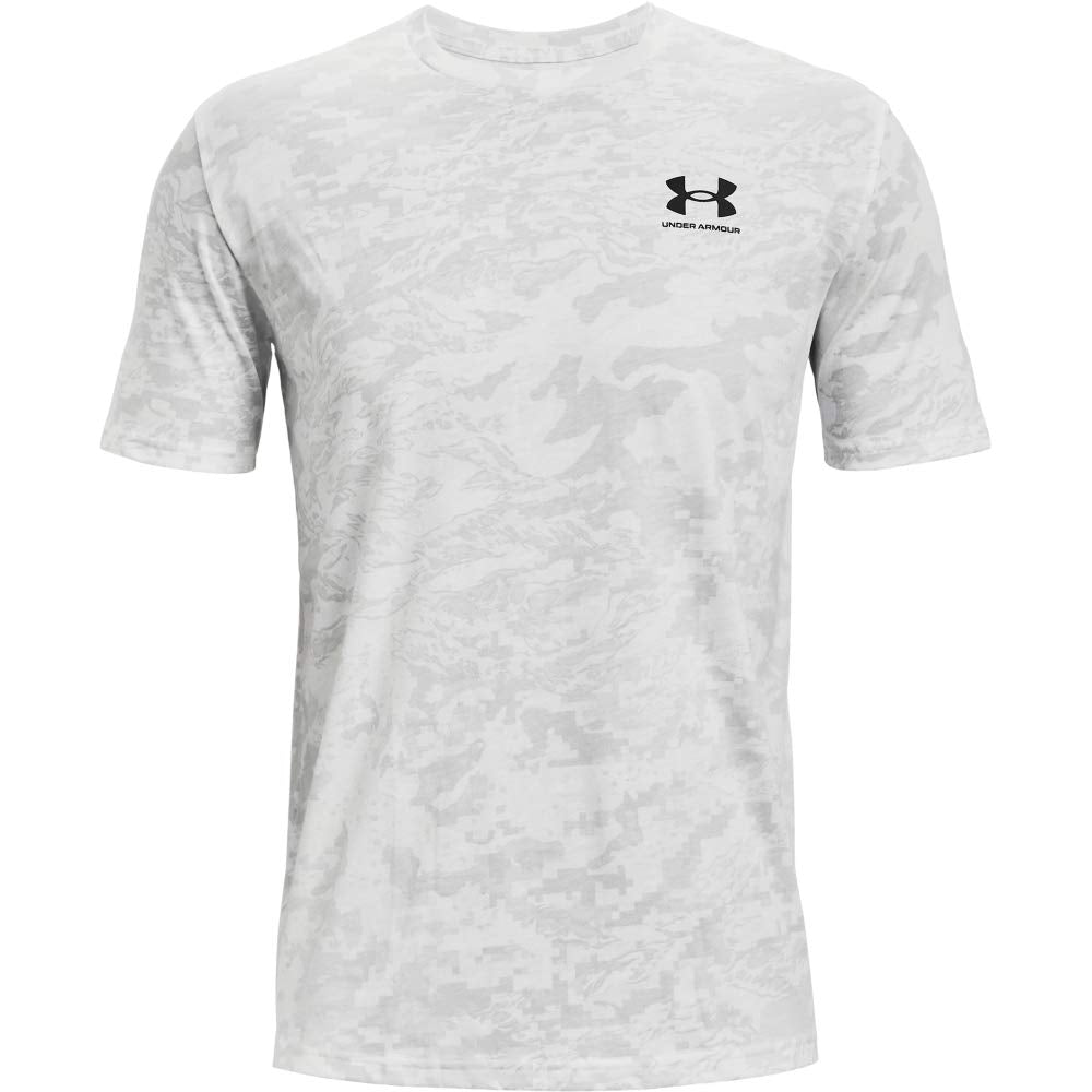 Under Armour ABC Camo Short Sleeve T-Shirt, White (100)/Mod Gray, X-Large