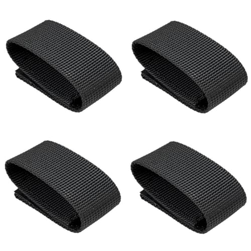 1 Inch Duty Belt Keepers - 4 Pack Hook & Loop Closure