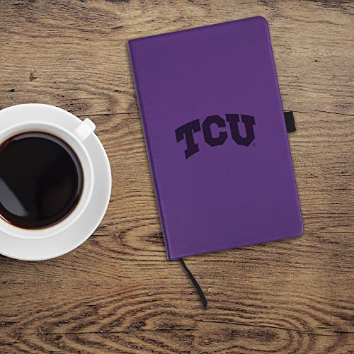 TCU Horned Frogs Laser Engraved Notebook - 8.25" x 5.25"