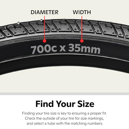 Schwinn 700c x 28-35mm Inner Tube with Schrader Valve – Replacement Tire Tube