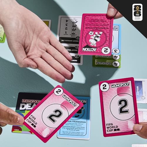 FIFA World Cup 2026 Monopoly Deal Card Game – 2-5 Players, Ages 8+