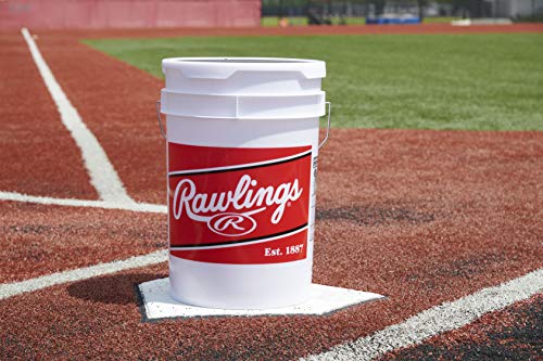 Competition Grade Baseballs in Bucket - 24 Count, Youth/14U